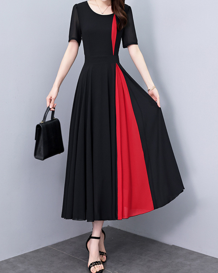 Vera Flow Contrast Dress