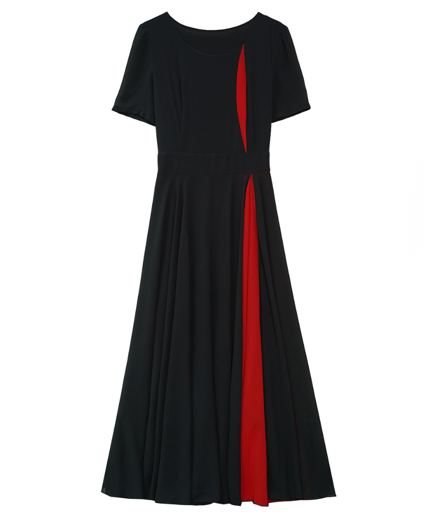 Vera Flow Contrast Dress