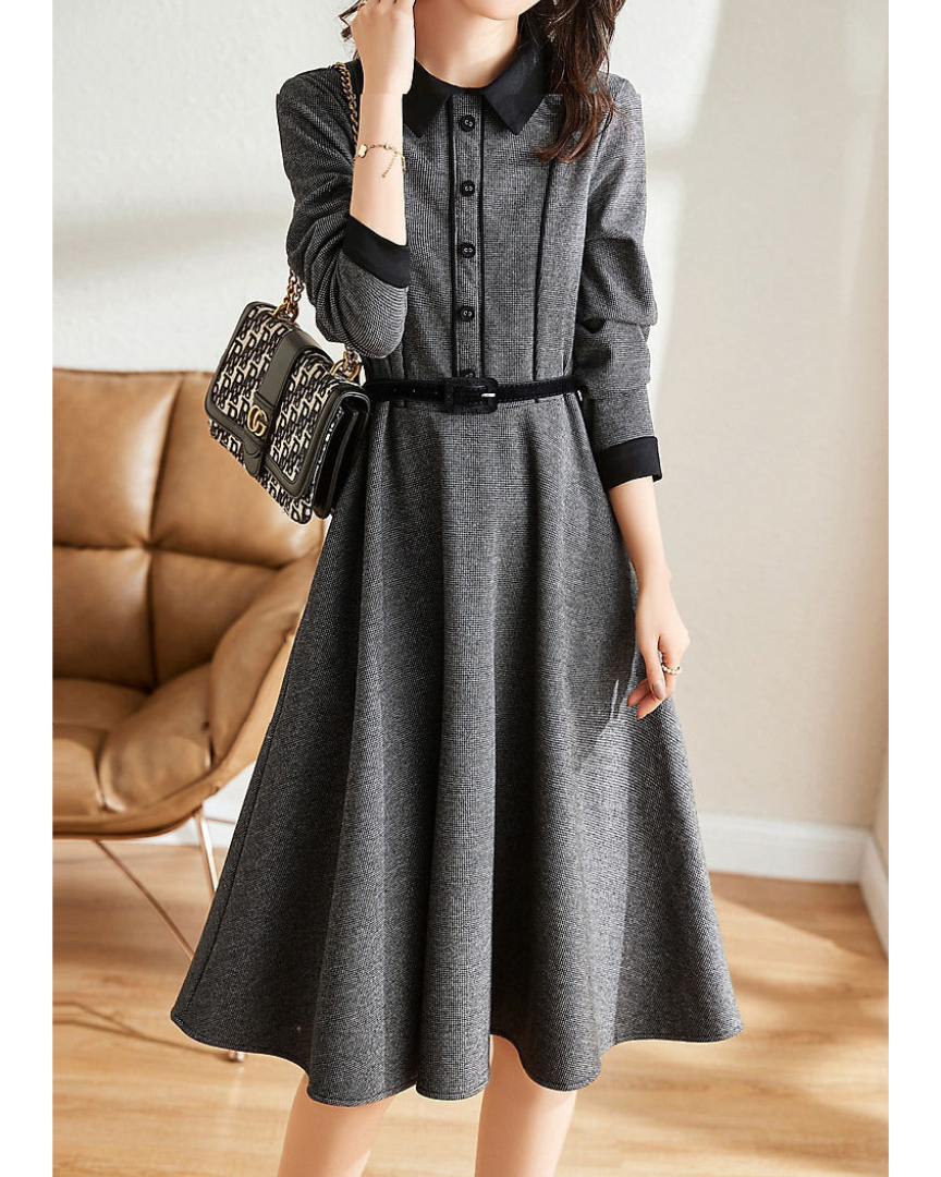 Marin Quiet Woolen Midi Dress