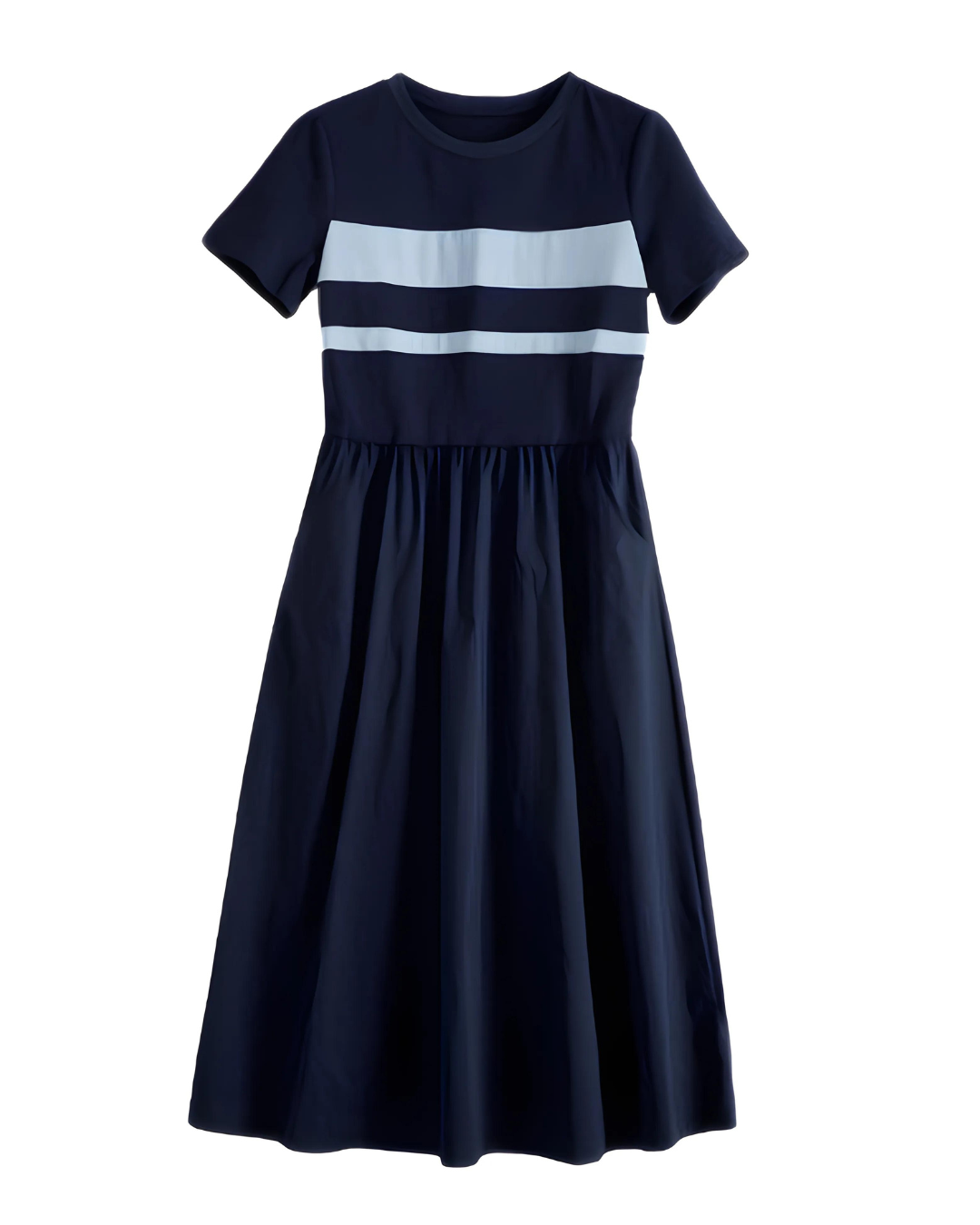 June Stripe Ease Cotton Dress