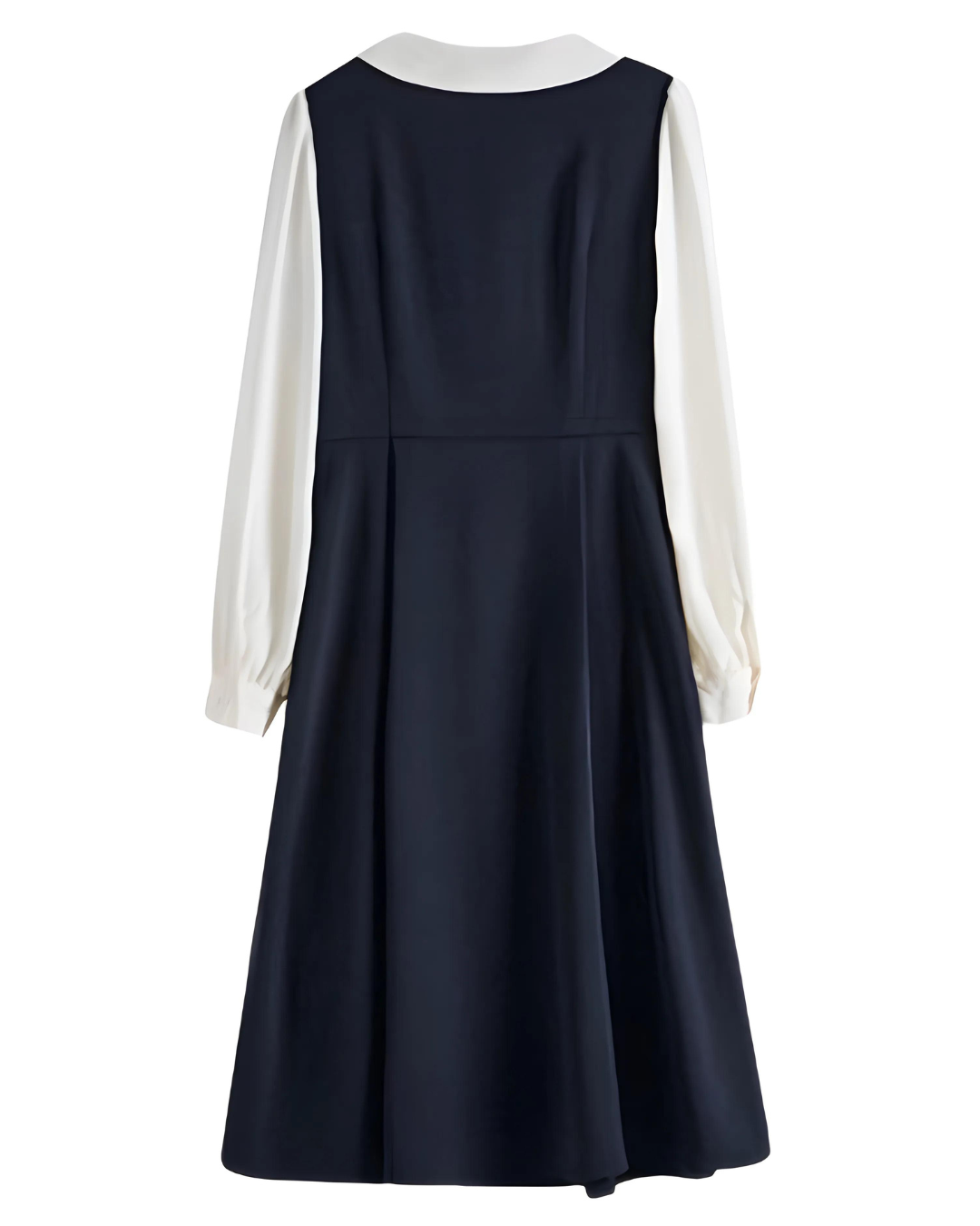 Mina Contrast Panel Midi Dress