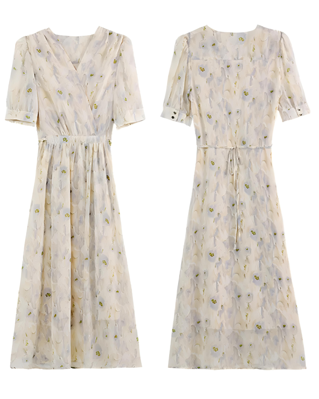 Amara Mist Bloom Midi Dress