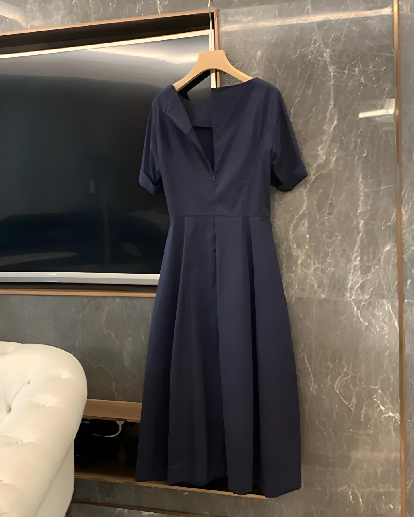 Liora Ease Tie-Waist Dress