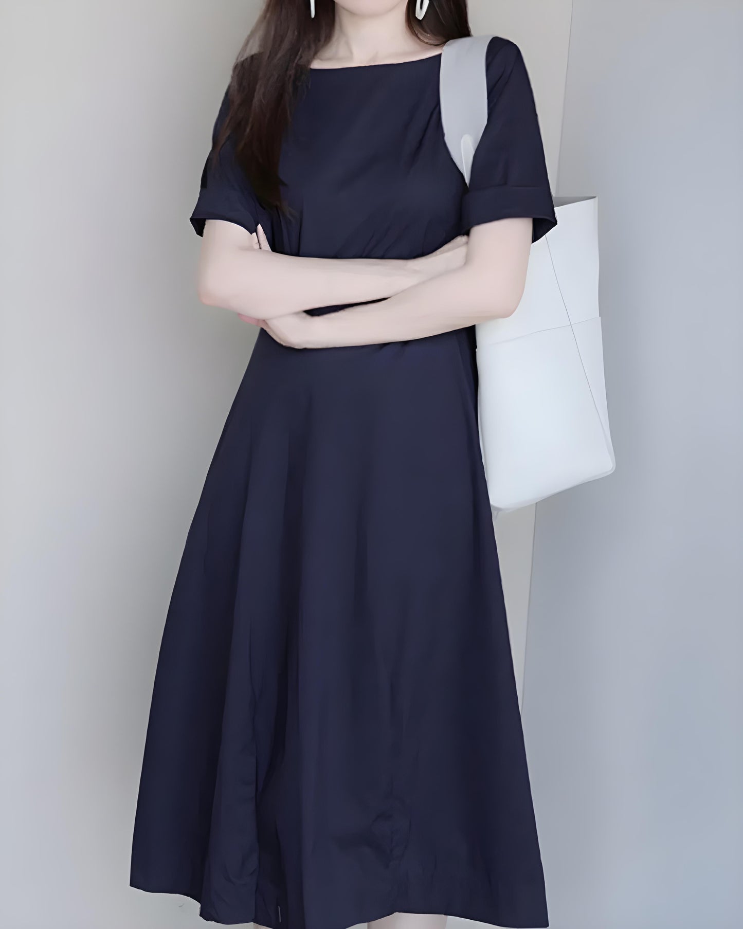 Liora Ease Tie-Waist Dress