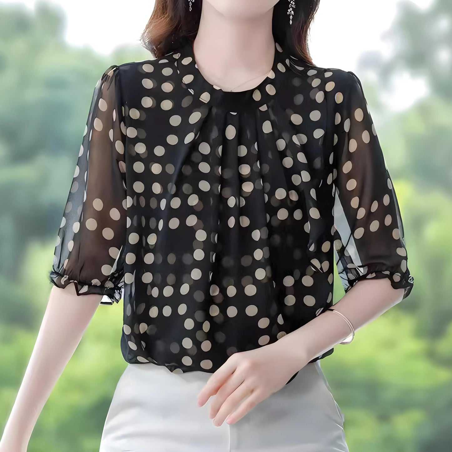 Lina Dot Light Blouse
