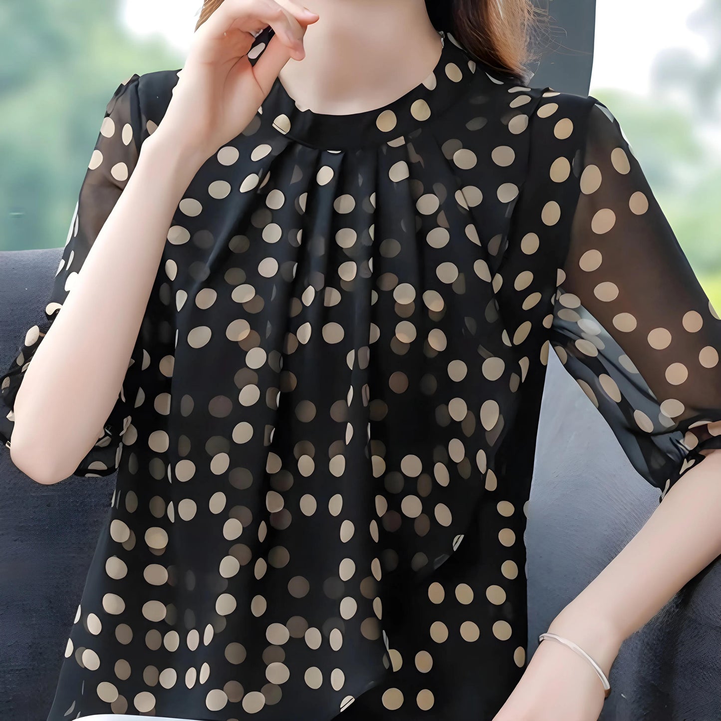Lina Dot Light Blouse