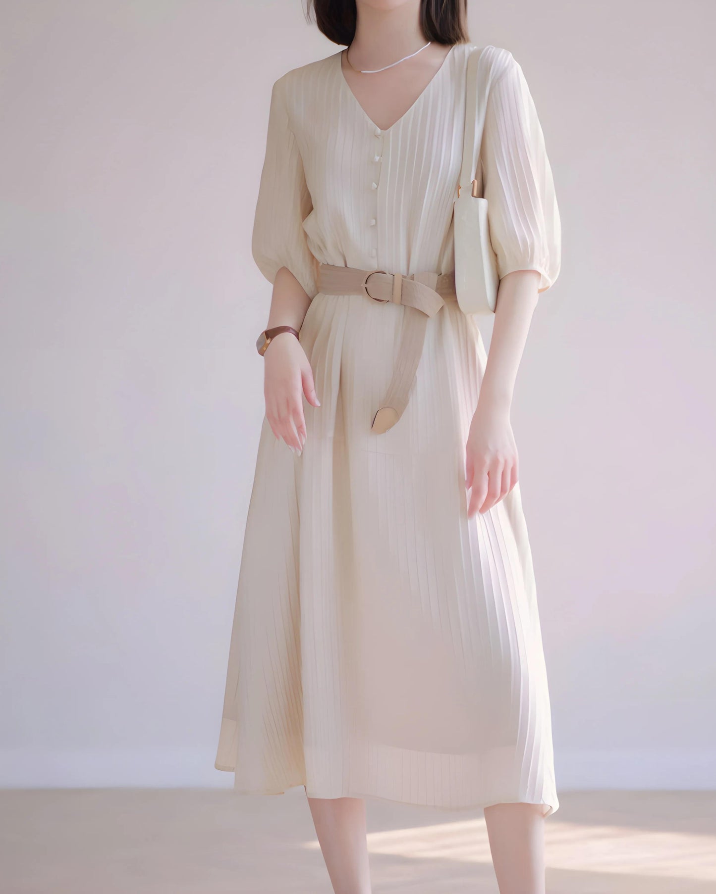 Eloise Pleated Ease Dress