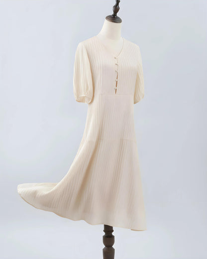 Eloise Pleated Ease Dress