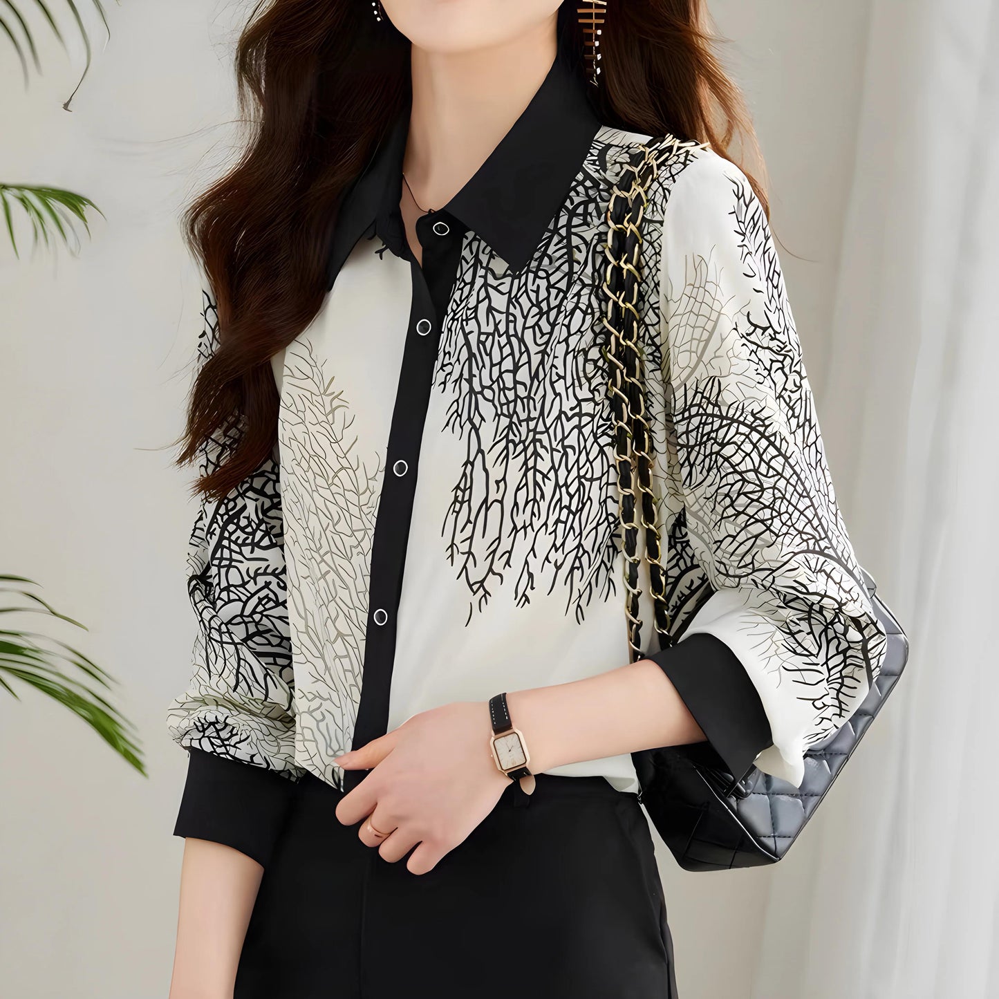 Selene Whisper Line Blouse
