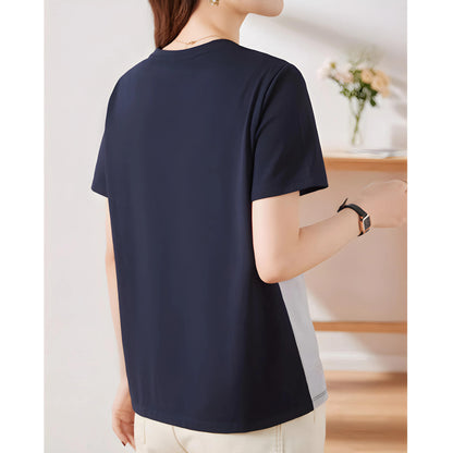 Mira Diagonal Button T-Shirt