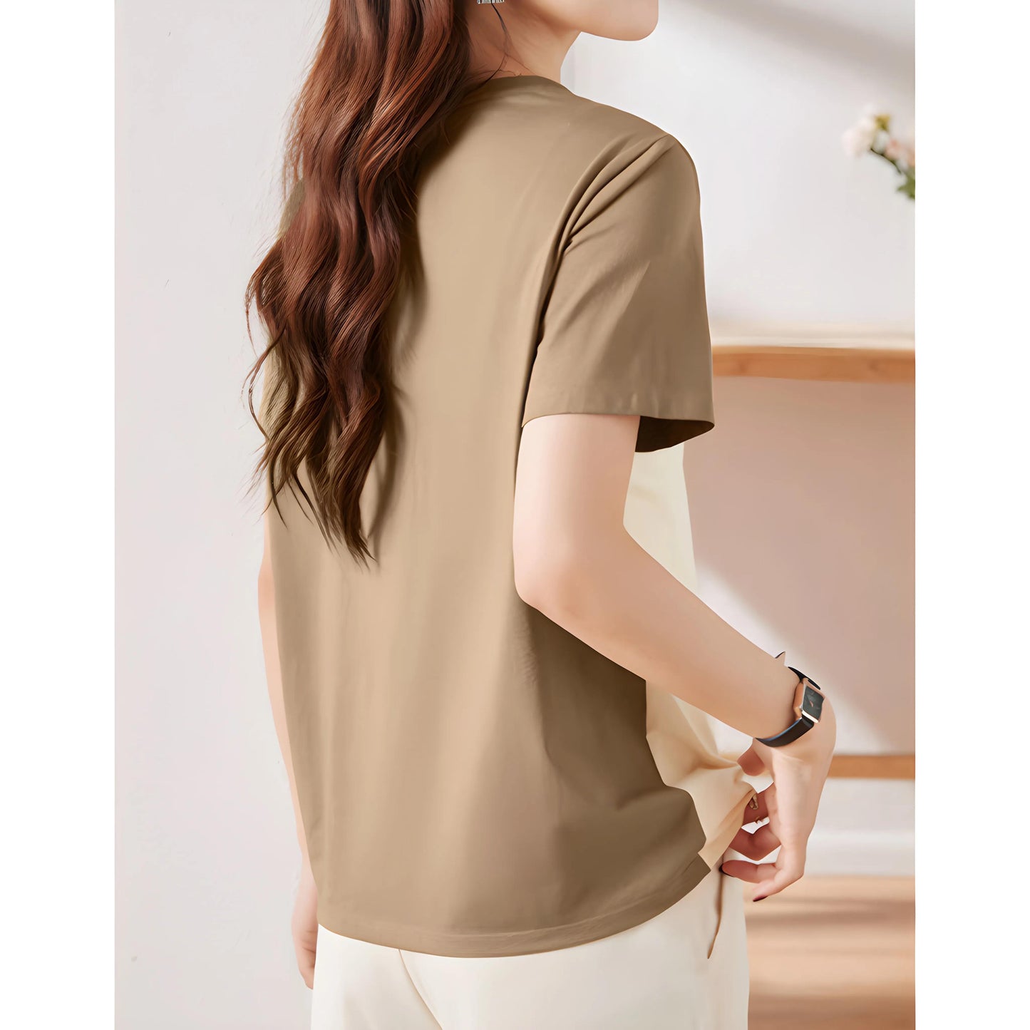 Mira Diagonal Button T-Shirt