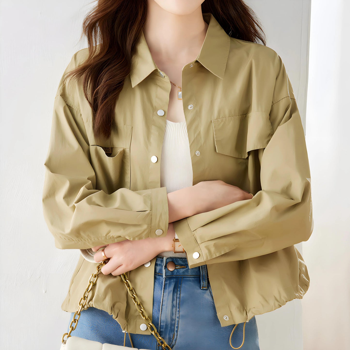 Noa Breeze Drawstring Shirt