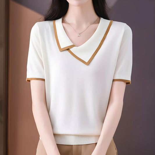 Lena Soft Edge Knit T-Shirt