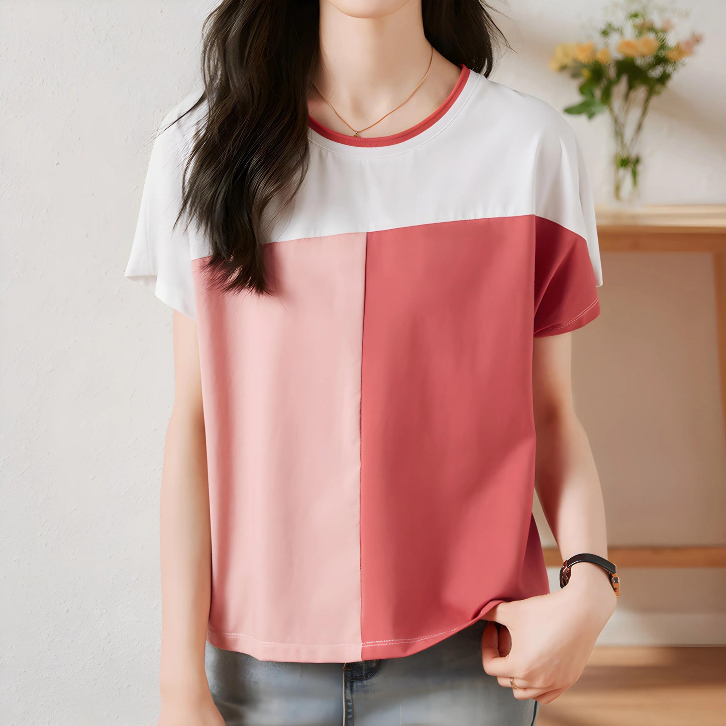 Mira Block Tone T-Shirt