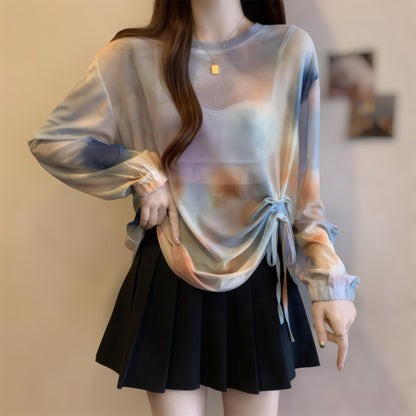 Mira Haze Side Draw Blouse