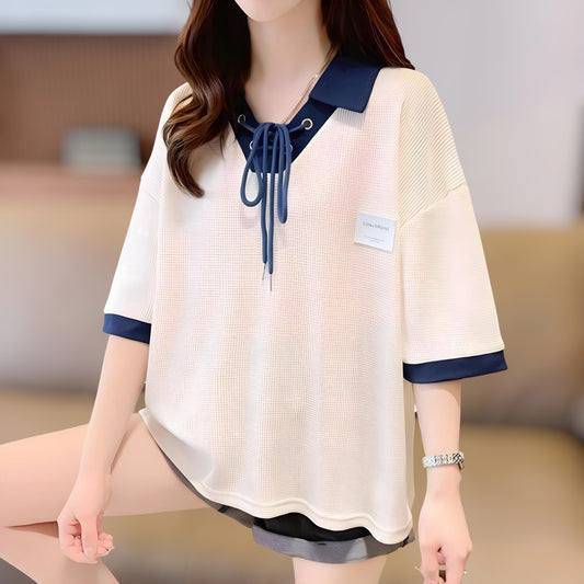 Marine Ribbon Relax T-shirt