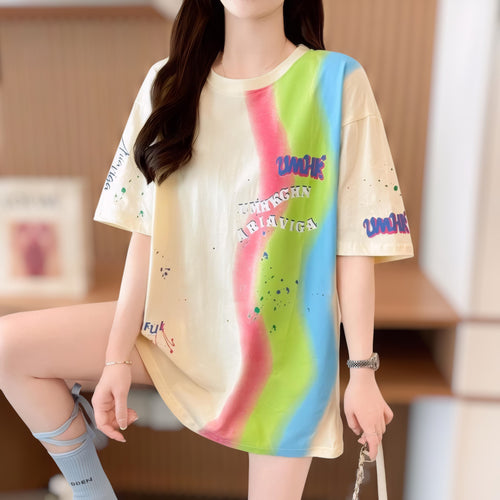 Cloud Pop Paint Oversized T-Shirt