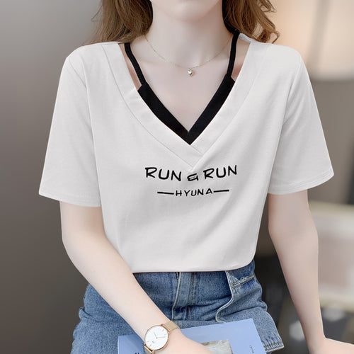 Elva Layered V Vibe T-Shirt