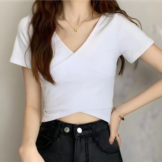 Elara Cross Curve T-Shirt