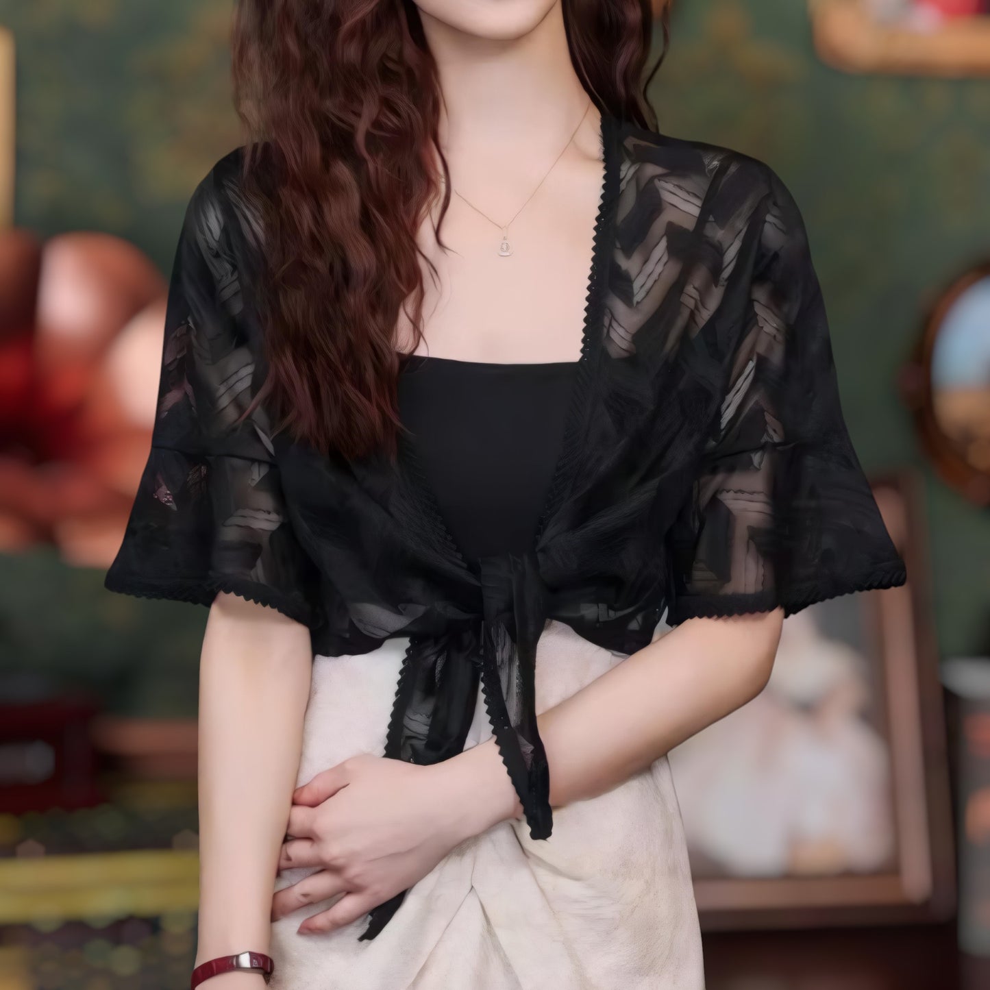 Lina Drift Lace Coverup