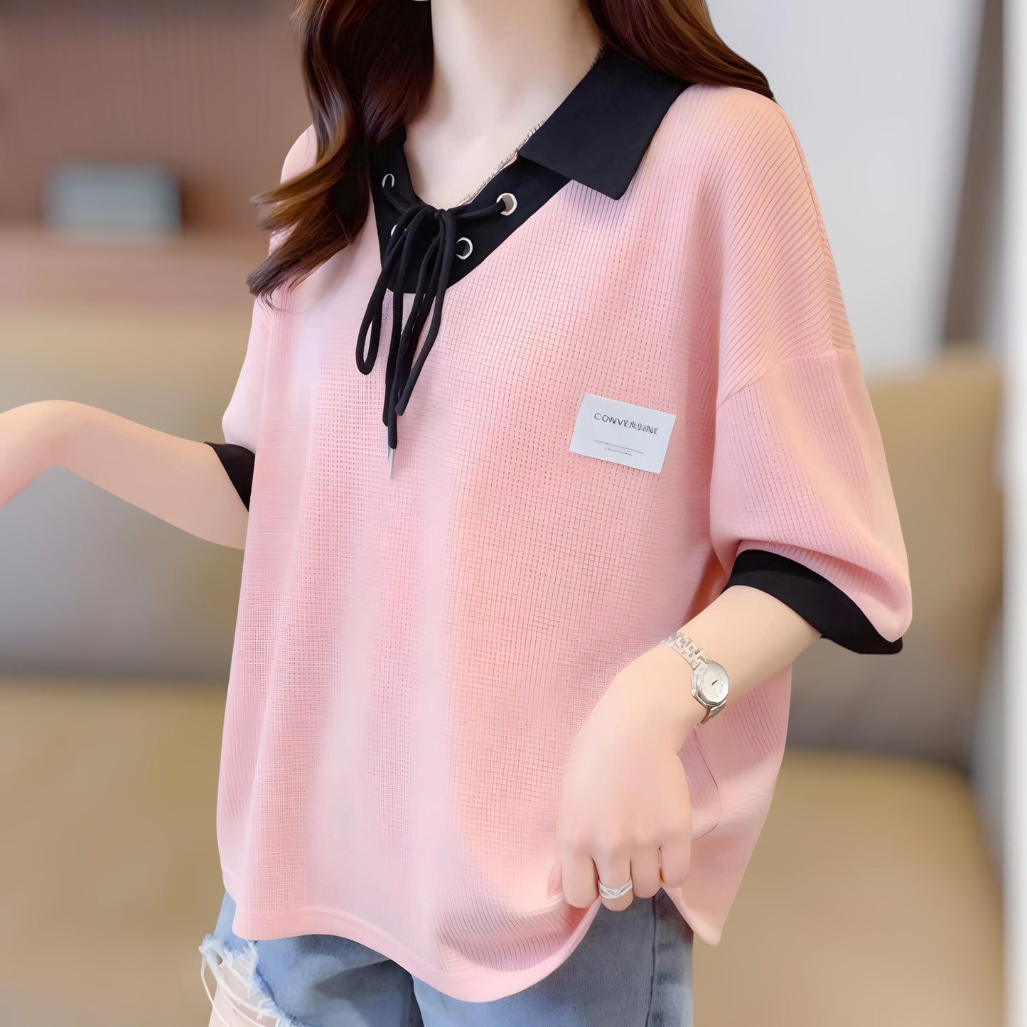 Marine Ribbon Relax T-shirt