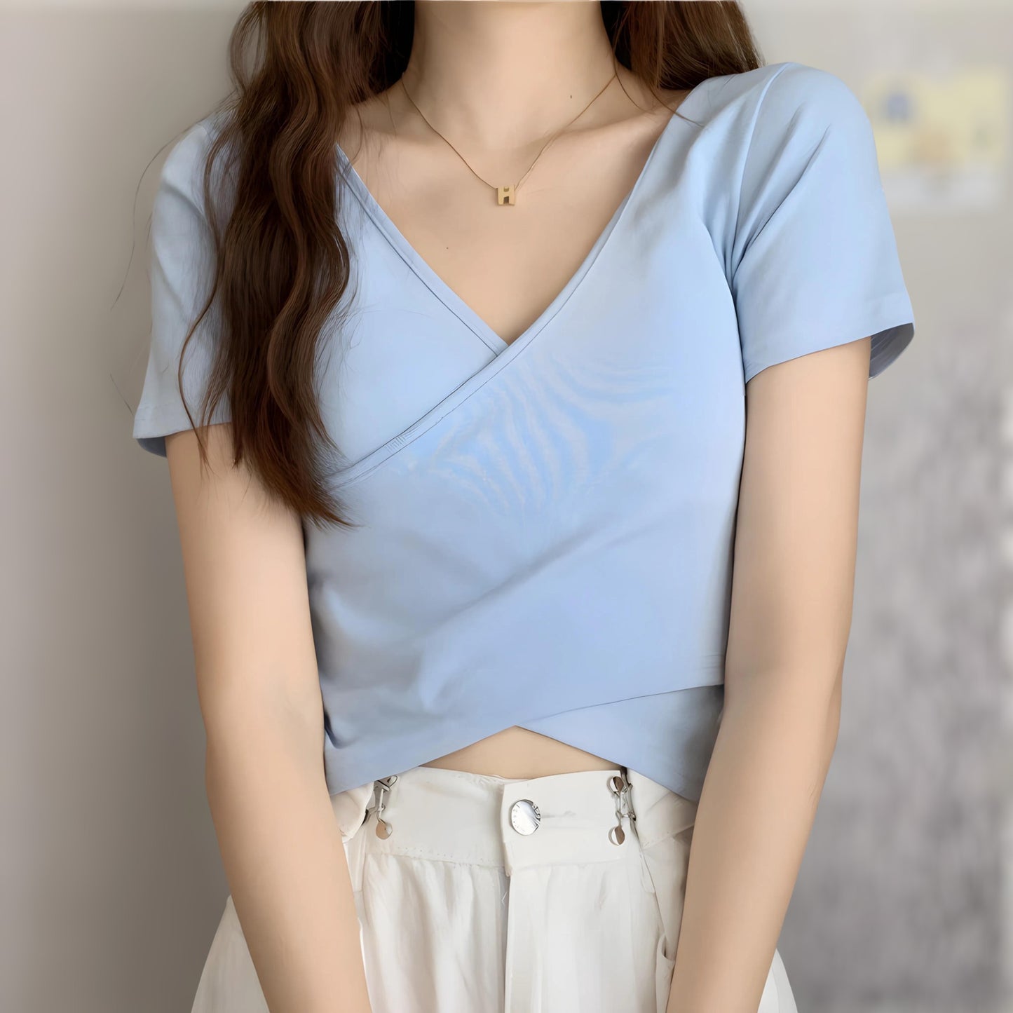 Elara Cross Curve T-Shirt