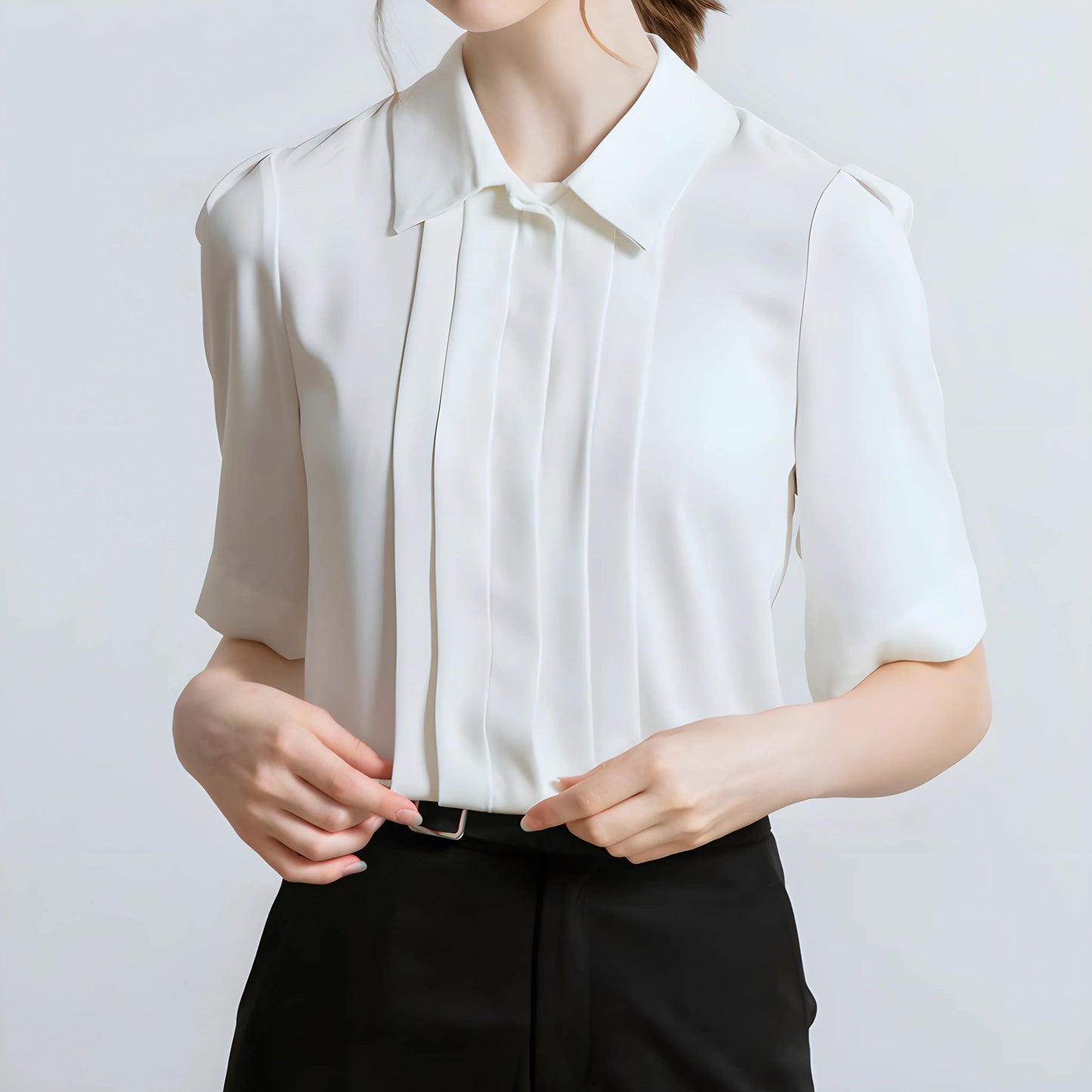 Lina Pleat Line Shirt