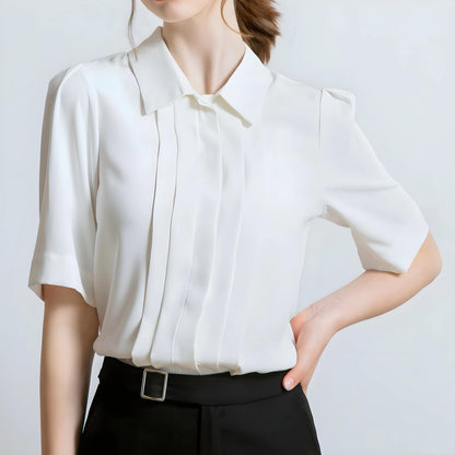 Lina Pleat Line Shirt