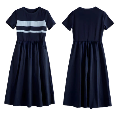 June Stripe Ease Cotton Dress