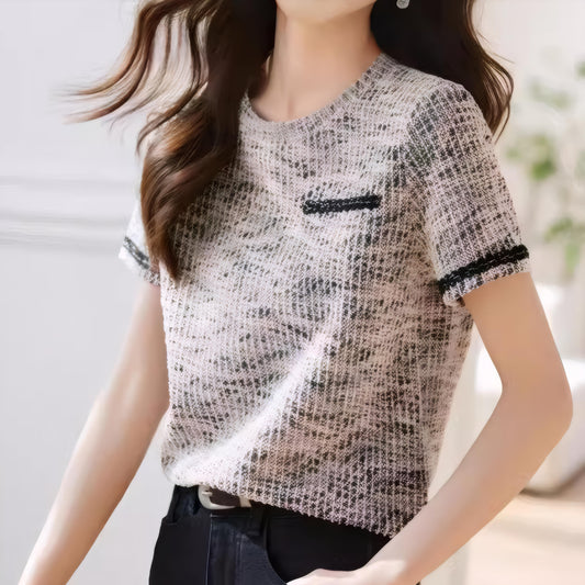 Clarisse Soft Texture Knit Top