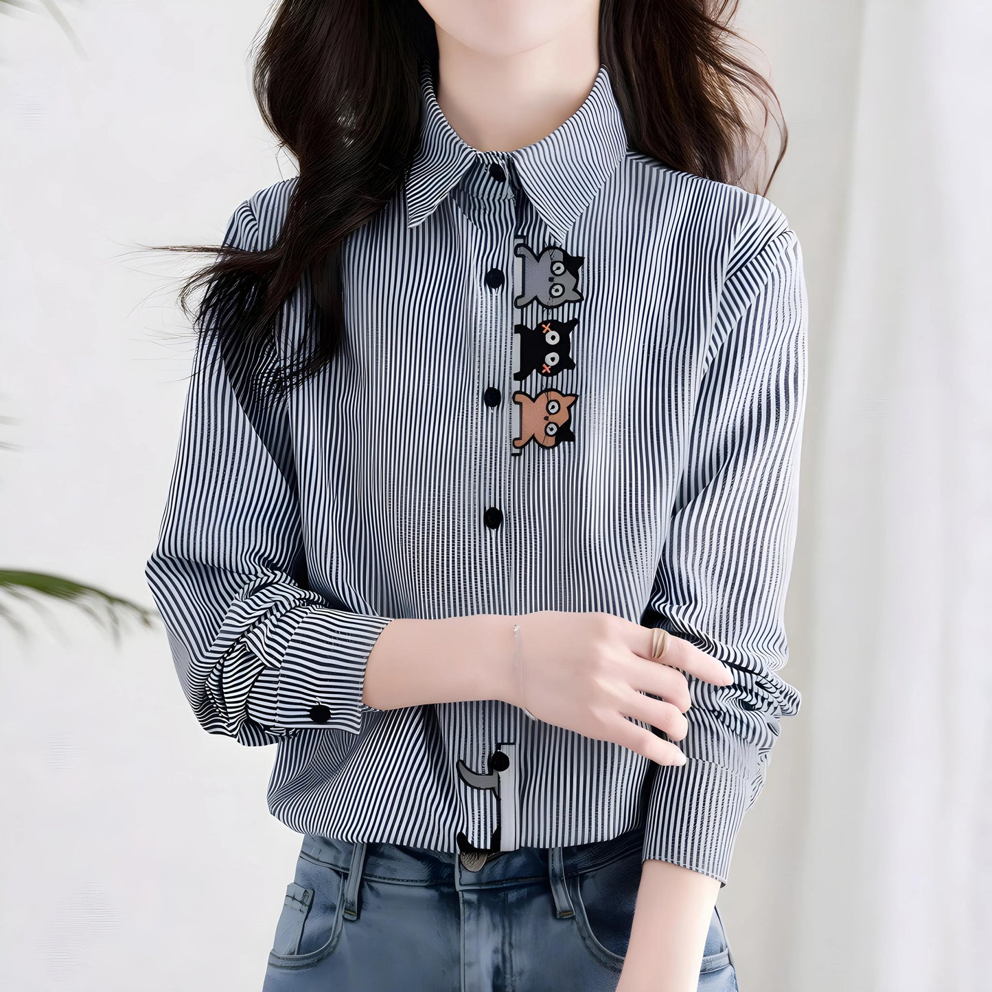 Mira Playful Stripe Shirt