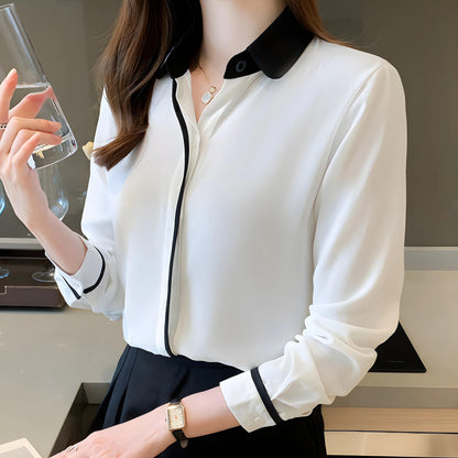 Lina Soft Trim Blouse