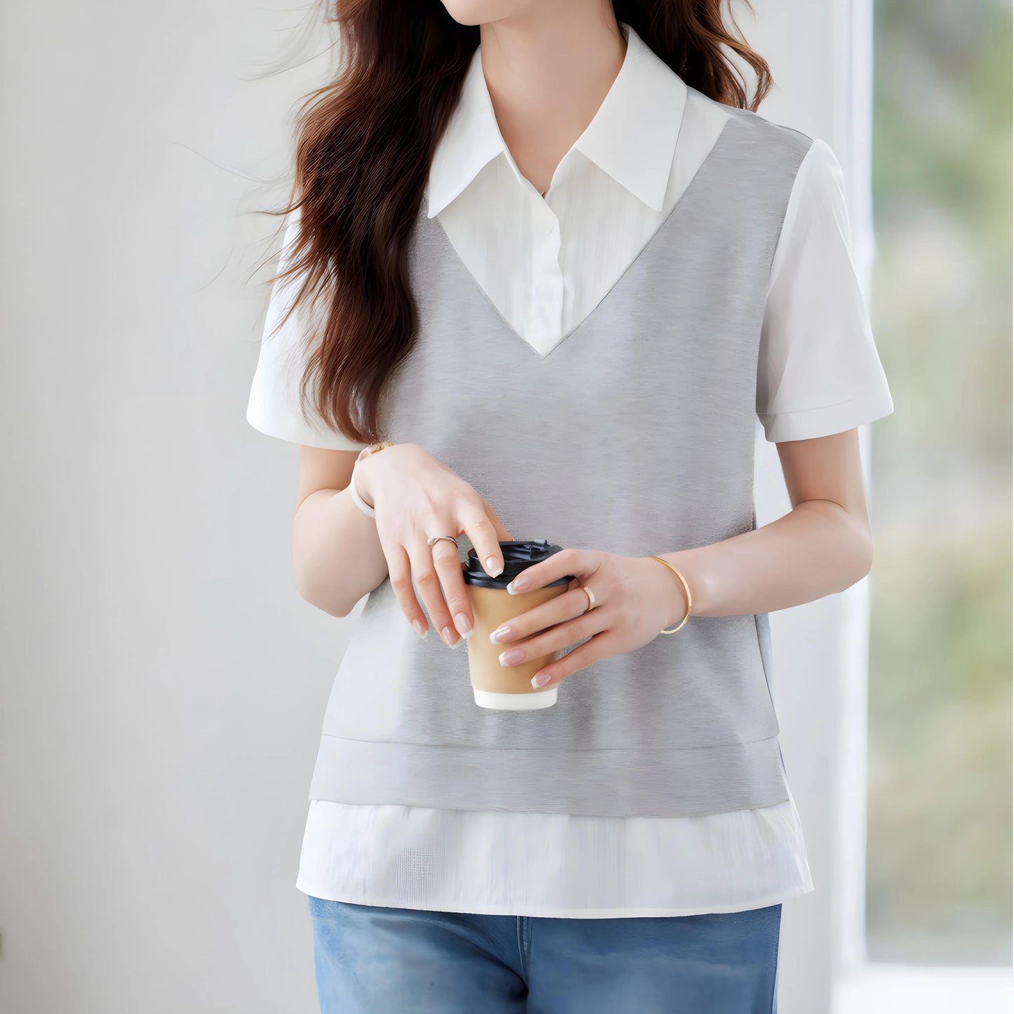 Meline Soft Layered Shirt