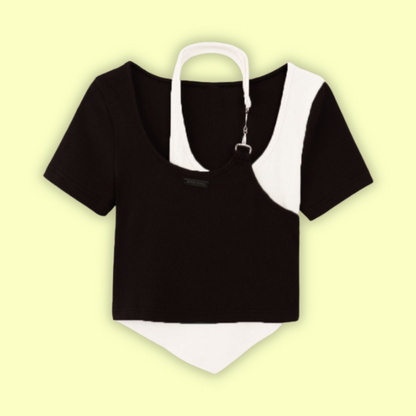 Lyra Twin Layer Curve T-Shirt