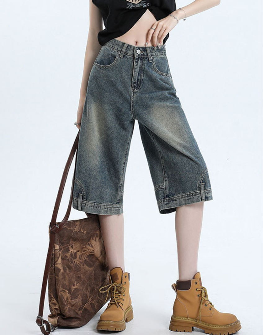 Mira Washed Wide Denim
