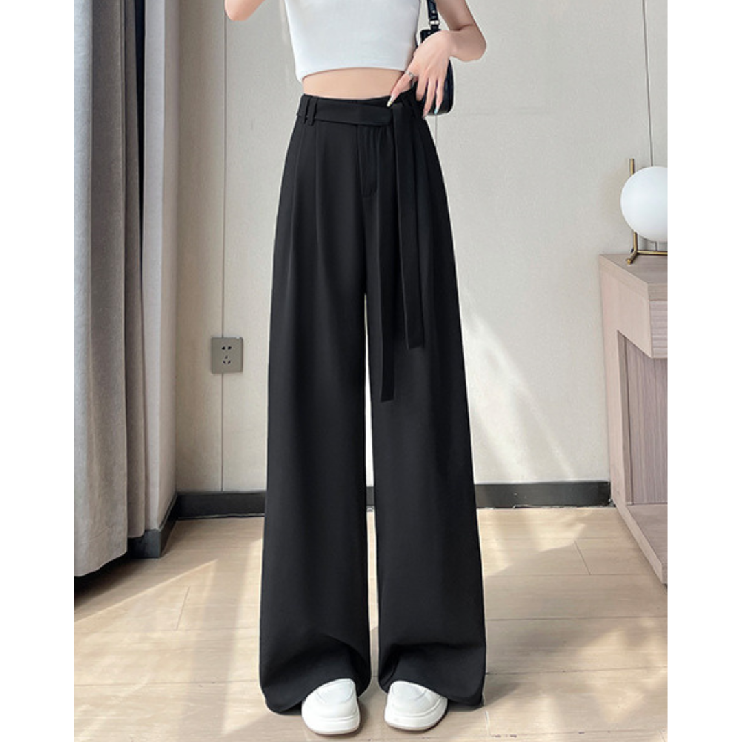 Ivy Drape Tie-Waist Trousers