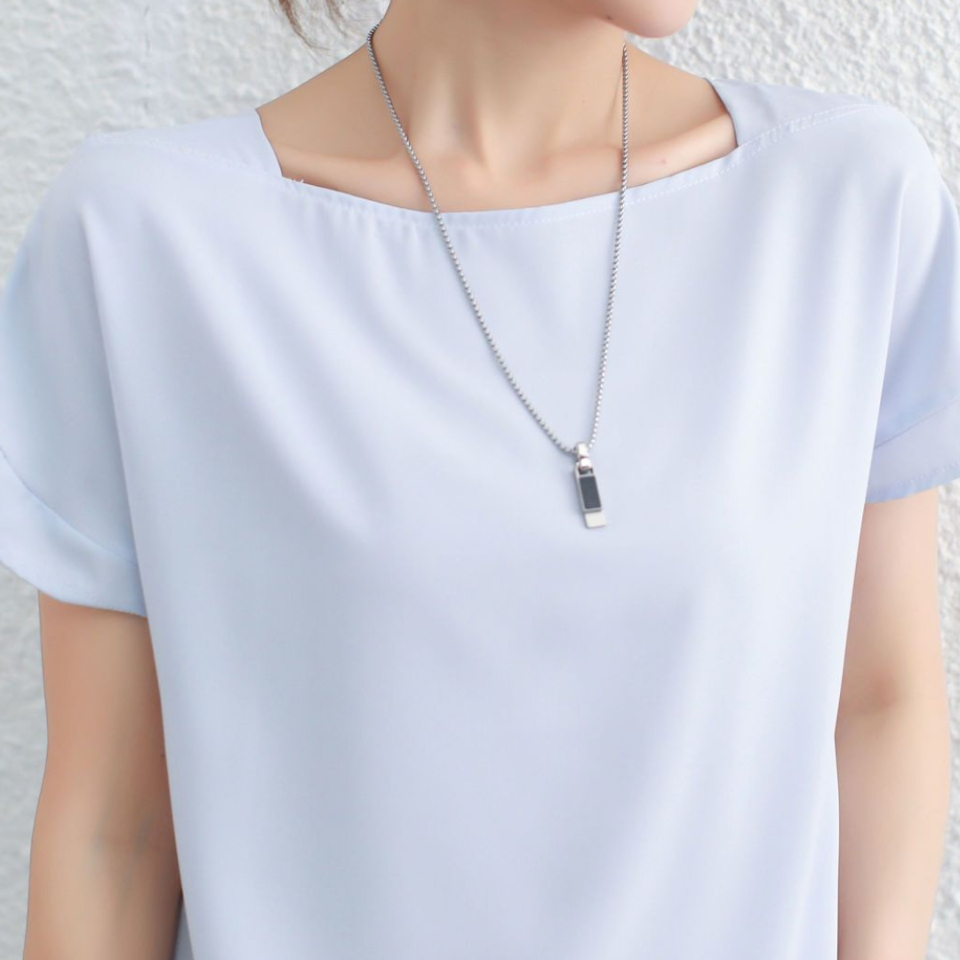 Isla Airy Curve Sleeve Blouse