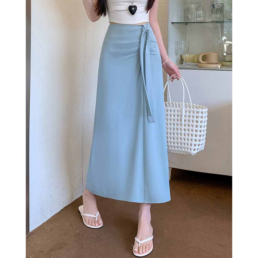 Mira Soft Tie Column Skirt