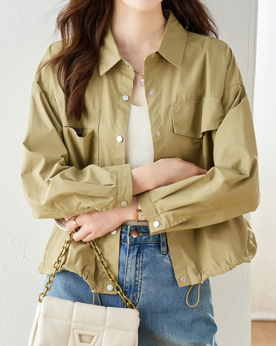 Talia Ease Utility Cotton Jacket