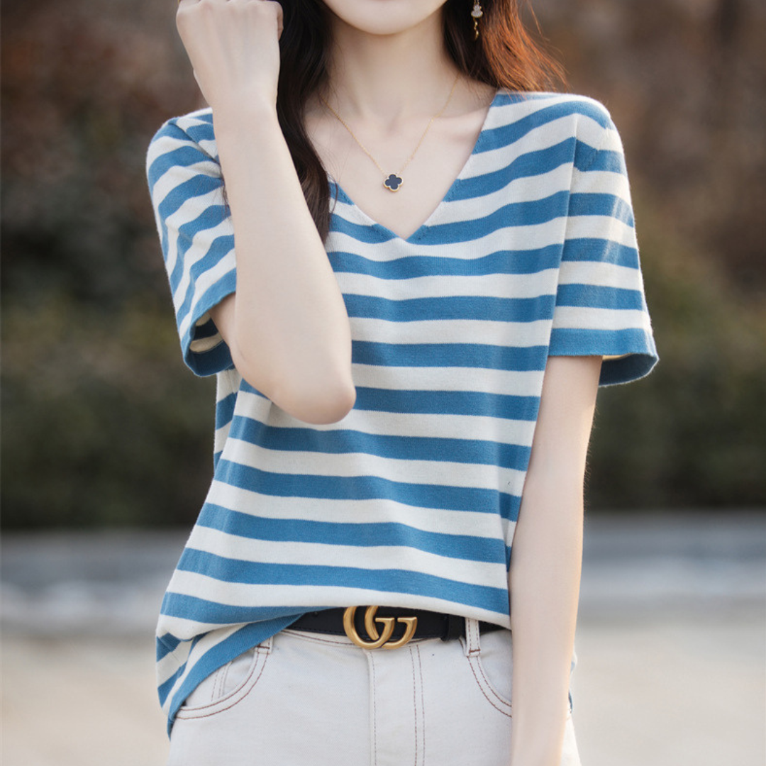 Delia Soft Stripe T-Shirt