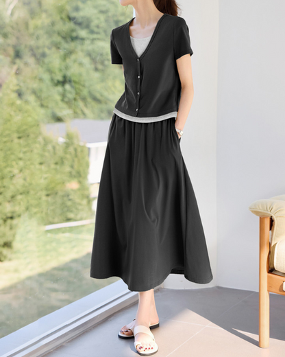 Siena Layered Calm Skirt Set