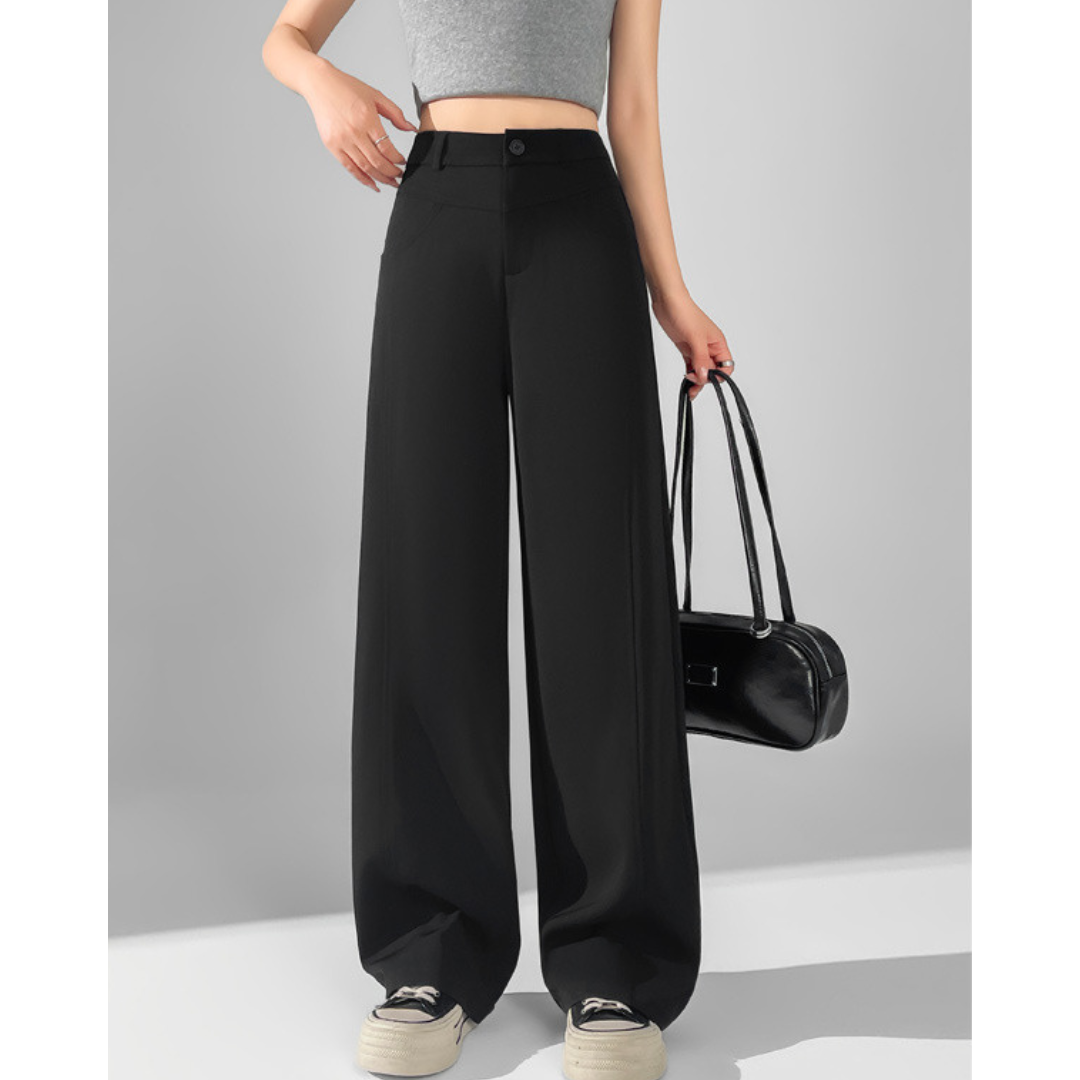 Isla Curve Stitch Wide Trousers