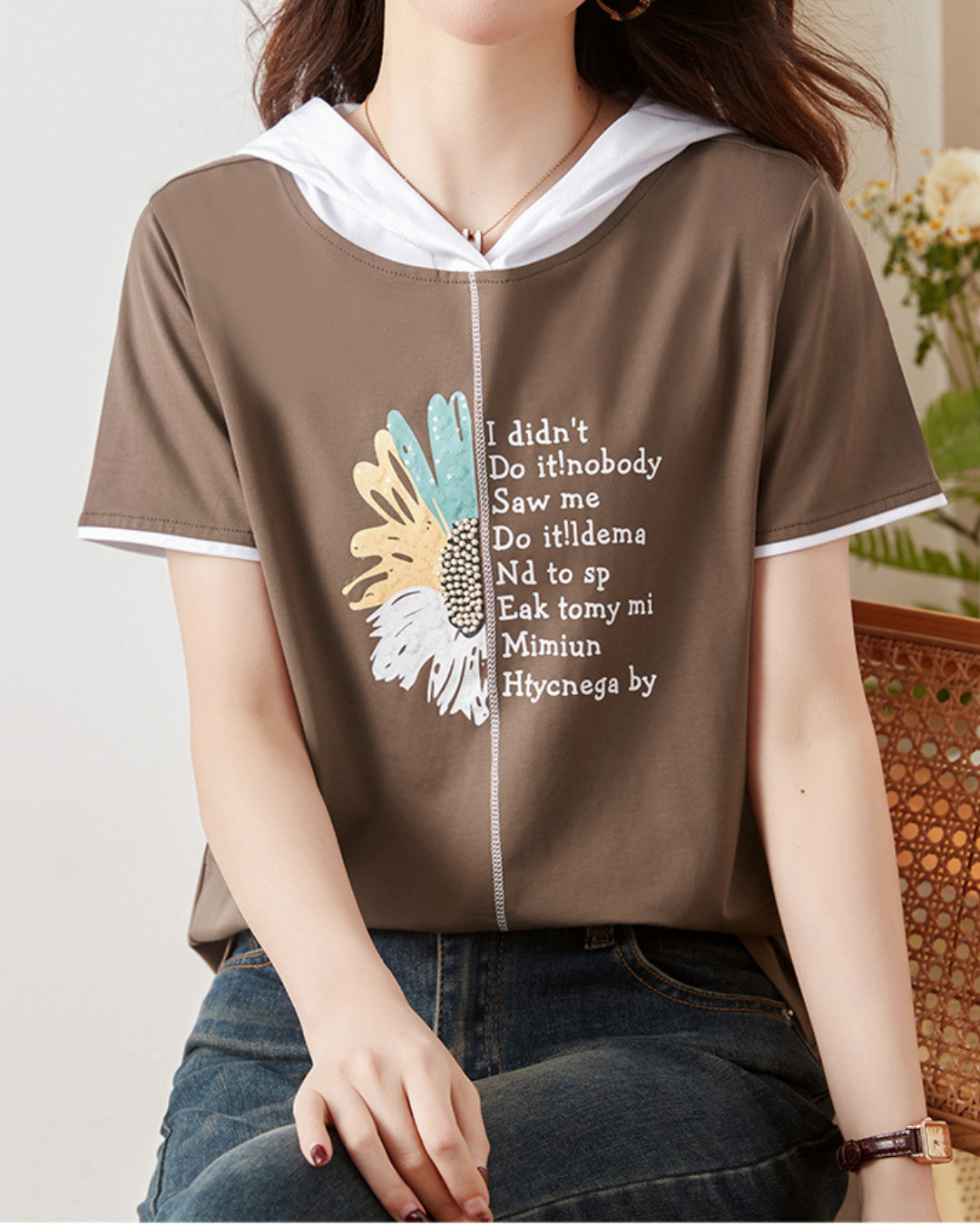 Avia Bloom Script Hoodie T-Shirt