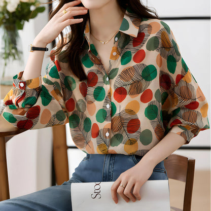 Naelle Leaf Rhythm Shirt