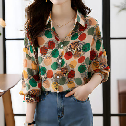 Naelle Leaf Rhythm Shirt