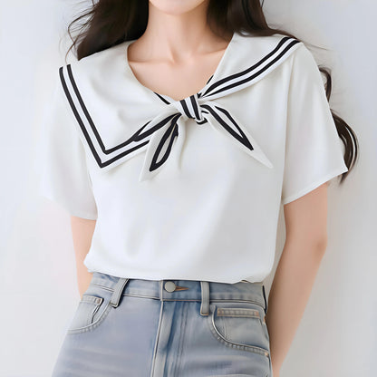 Arden Sail Bow Collar T-Shirt