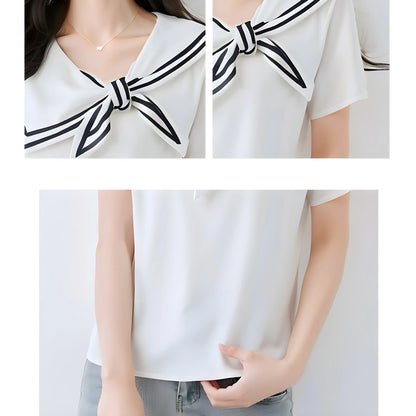 Arden Sail Bow Collar T-Shirt