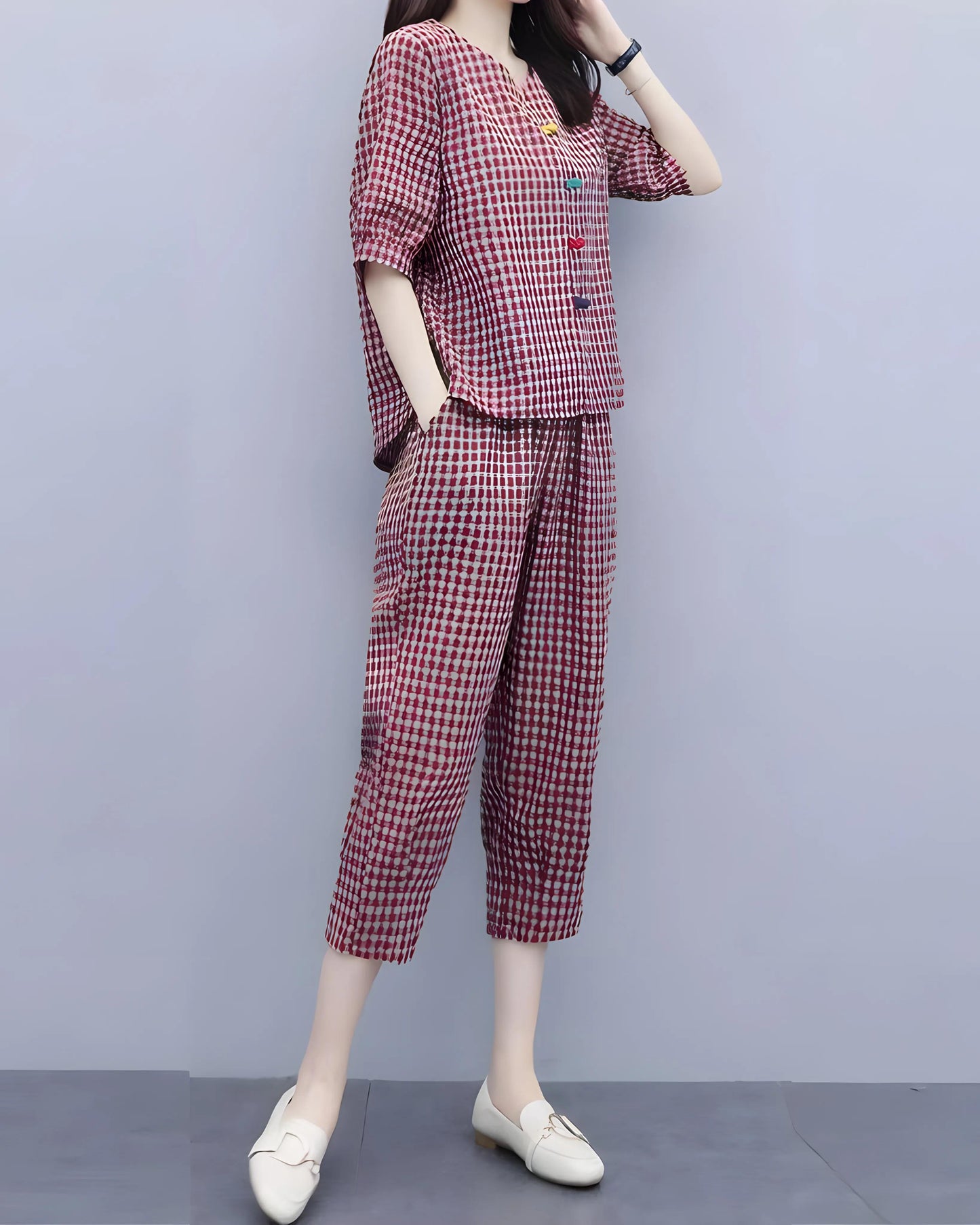 Mira Stripe Soft Cuff Set