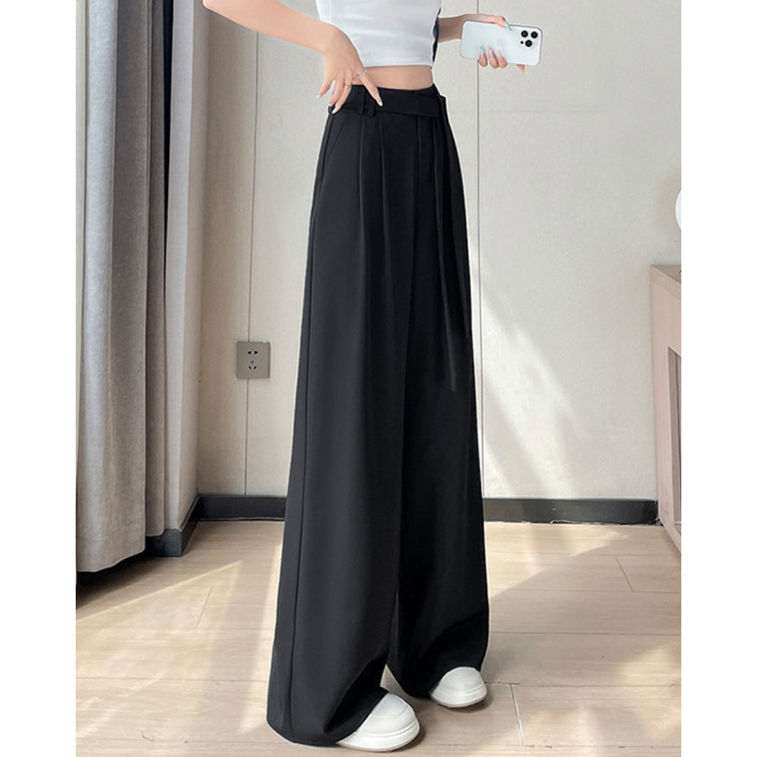 Ivy Drape Tie-Waist Trousers