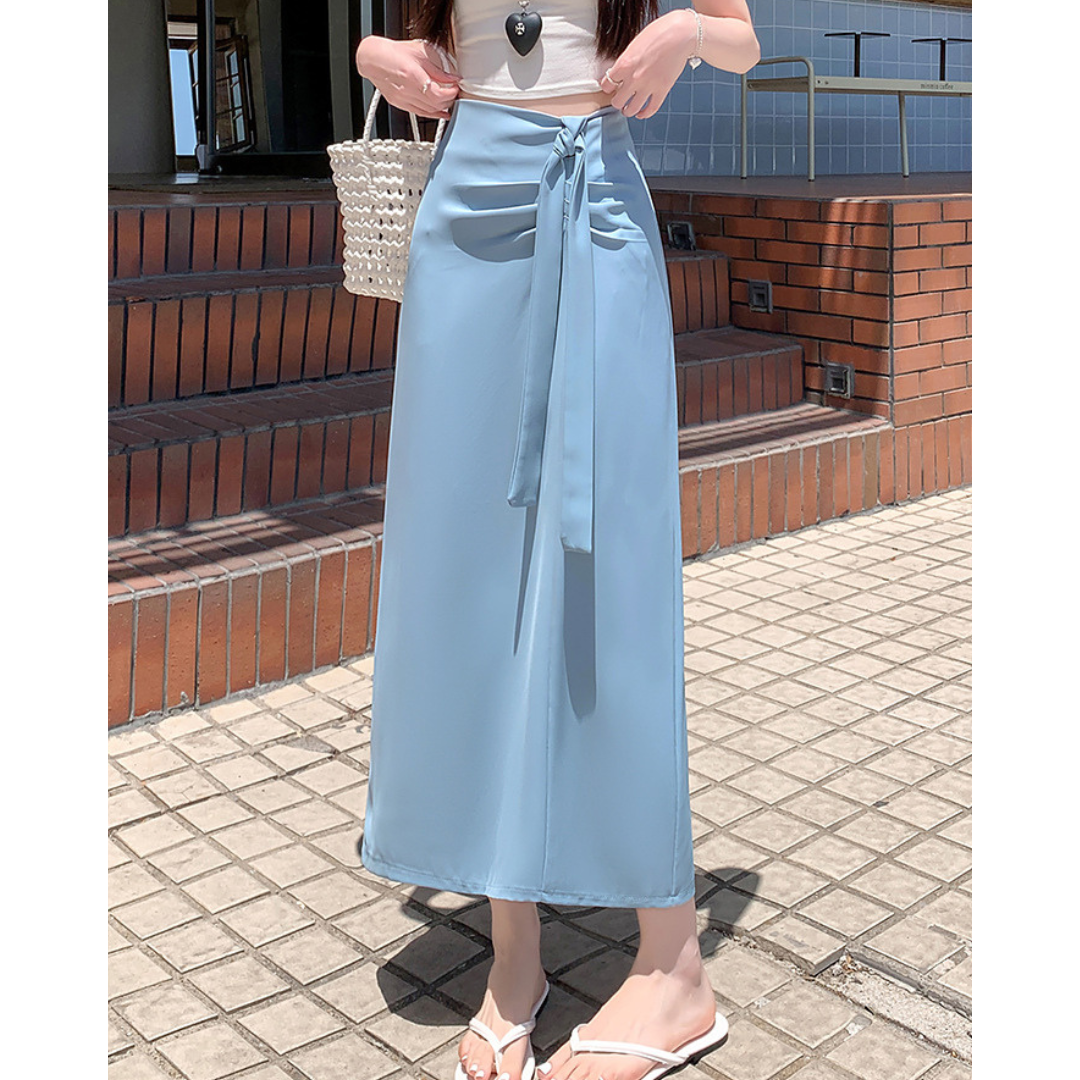 Mira Soft Tie Column Skirt